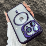 Luxury Magnetic Shockproof Phone Case For iPhone 15 14 13 12 11 16 Pro Max 16 Plus Funda Stand Glass Lens Protection Back Cover 6
