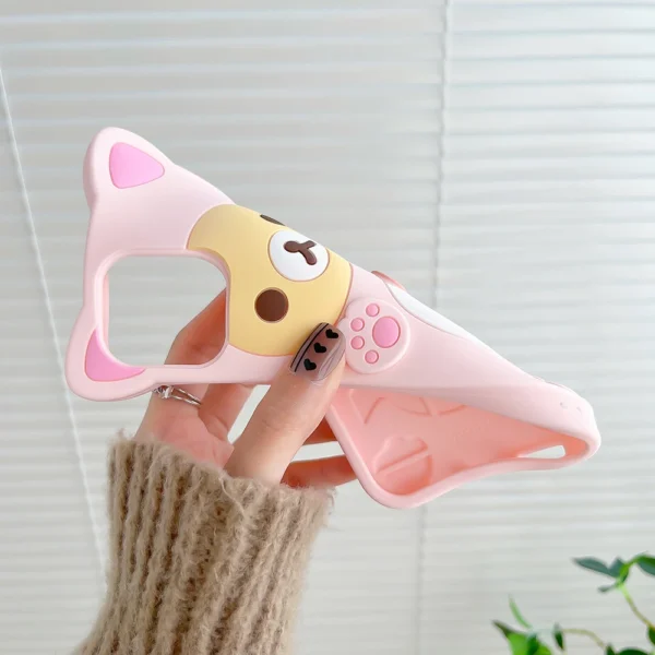 Kawaii Rilakkuma Bear Soft Silicone Cover Case For iPhone 15 14 13 12 Mini 11 Pro X XS Max XR 6 6S 7 8 Plus SE - Image 5