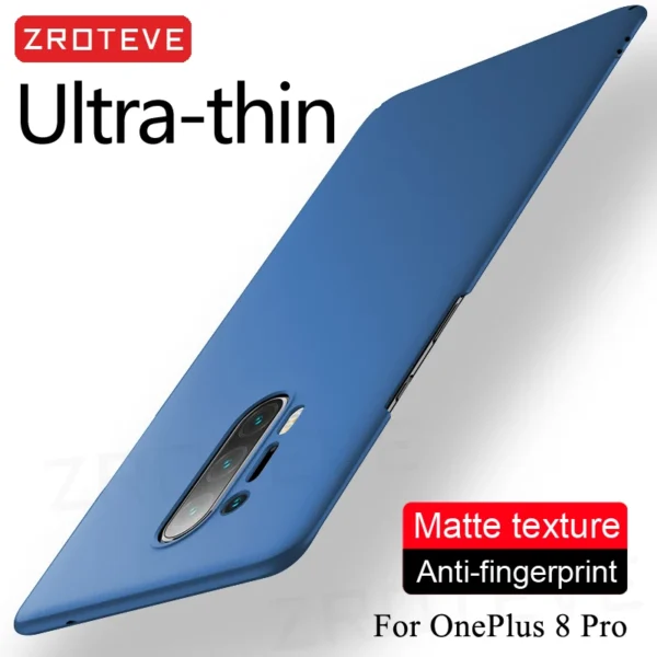 For One plus 7 Pro Case ZROTEVE Slim Frosted Hard PC Cover For OnePlus 7 7T 8 8T 10 Pro 9 9R 9RT 10R 10T OnePlus9 OnePlus8 Cases - Image 2