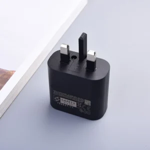 Super Fast Charger 25W UK Plug Power Adapter Dual Type C Cable For Samsung GalaxyS24 Note 20 10 Ultra S20 Plus S10+ A54 A70 A80