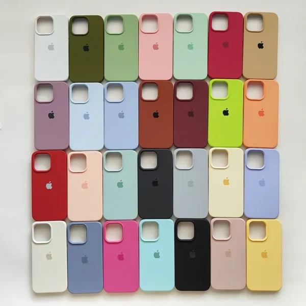 Original Official Silicone Cases For iPhone 16 15 14 13 Pro Max 16 Plus Case For Apple iPhone 16 14 15 13 12 Pro Case - Image 4