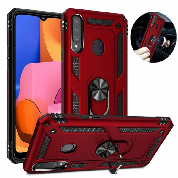 Car magnet Case For samsung galaxy A10S A20S A30S A01 A11 A21 A31 A41 A51 A71 5G