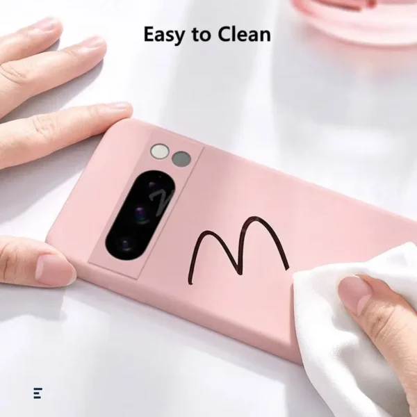 For Google Pixel 8 Pro Case Pixel 9 Pro XL Cover Liquid Silicone Rubber Protector TPU Case Pixel 8 Pro 8A 7A 7 6A 6 Pro Case - Image 3