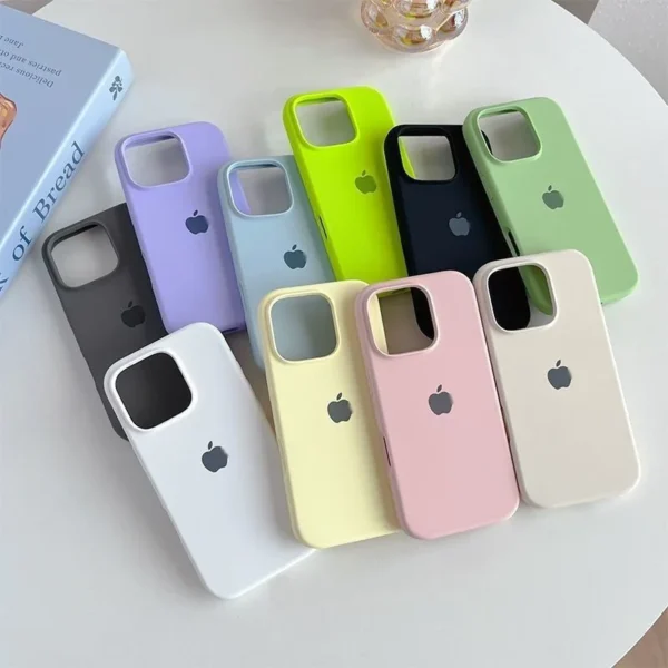 Original Official Silicone Cases For iPhone 16 15 14 13 Pro Max 16 Plus Case For Apple iPhone 16 14 15 13 12 Pro Case - Image 3