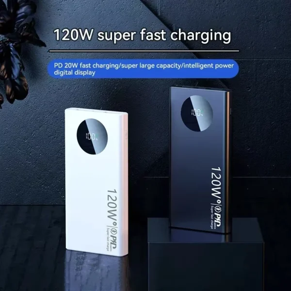 Xiaomi 120W 50000mAh High Capacity Power Bank Fast Charging Powerbank Portable Battery Charger For iPhone Samsung Huawei 2024 - Image 3