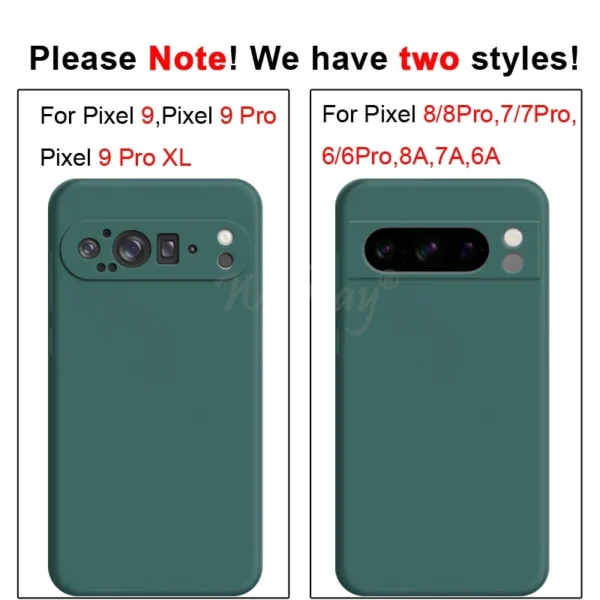 For Google Pixel 8 Pro Case Pixel 9 Pro XL Cover Liquid Silicone Rubber Protector TPU Case Pixel 8 Pro 8A 7A 7 6A 6 Pro Case - Image 6