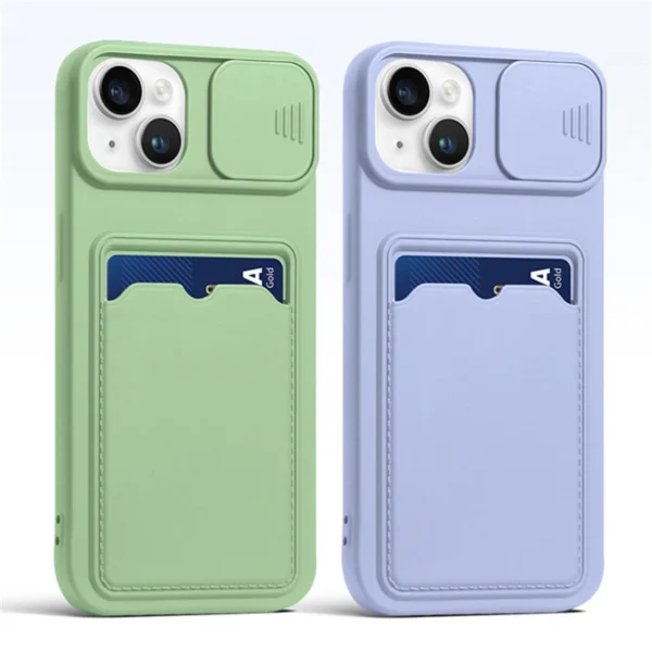 Sliding Window Camera Shockproof Case For iPhone