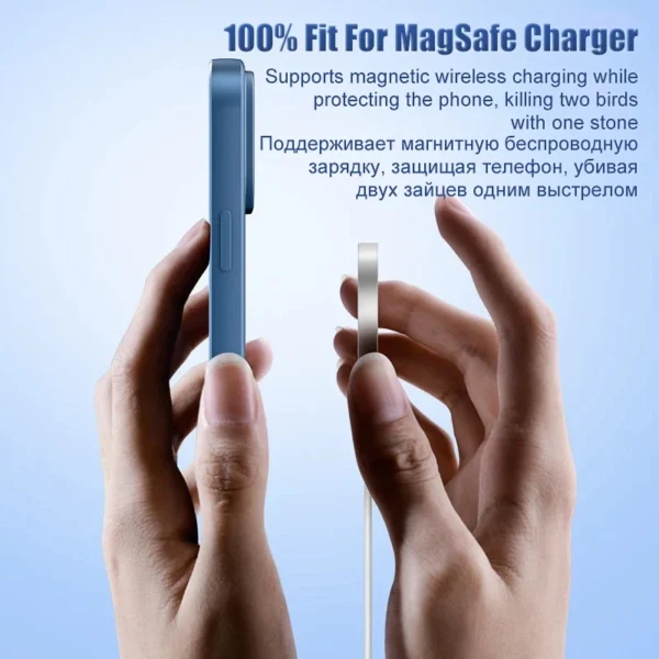 Original Liquid Silicone For Magsafe Case For iPhone 16 15 14 13 12 11 Pro Max Plus Cases Magnetic Wireless Charging Phone Cover - Image 4