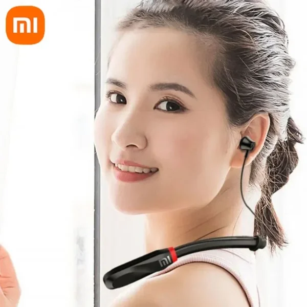 XIAOMI i35 Neckband Bluetooth Headphones Wireless Earphones 9D Sound Sport Headset Waterproof TWS Earbuds With Mic for phone - Image 2