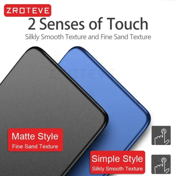 For One plus 7 Pro Case ZROTEVE Slim Frosted Hard PC Cover For OnePlus 7 7T 8 8T 10 Pro 9 9R 9RT 10R 10T OnePlus9 OnePlus8 Cases - Image 3