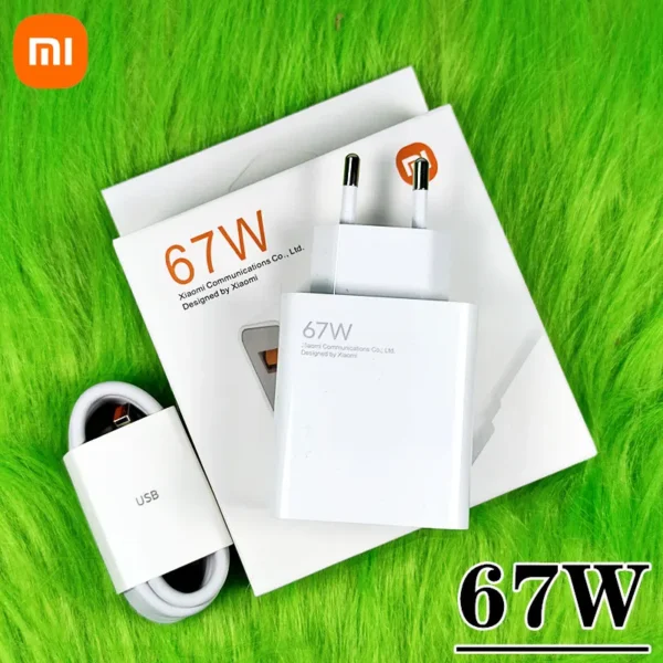 Original Xiaomi 67W Turbo Fast Charger EU Plug 6A Type C Cable For Mi 11 Pro Mix Fold Poco X3 GT X4 Pro 5G Redmi Note 11 Pro - Image 2