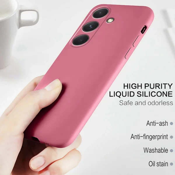 Cover For Samsung Galaxy A54 5G A14 A24 A34 A04 A04S NEW Fashion A34 A 54 A14 4G A04E Luxury Original Liquid Silicone Case - Image 6