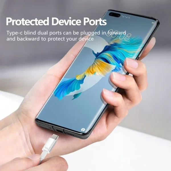 120W 10A USB Type C USB Cable Super Fast Charing Line for Xiaomi Samsung Huawei Honor Quick Charge USB C Cables Data Cord - Image 6
