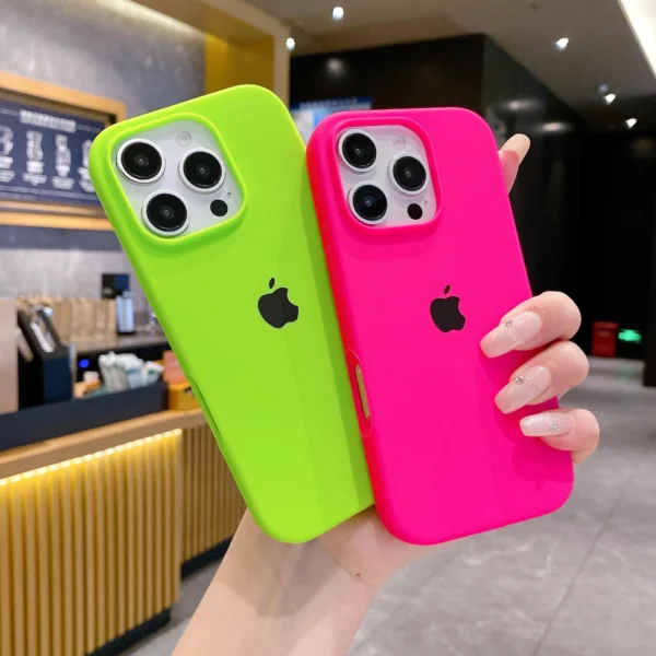 Original Official Silicone Case For Apple iPhone 14 13 12 15 16 Pro Max Cases For iPhone 15 Plus 13 12 11 Case Logo Full Cover - Image 4