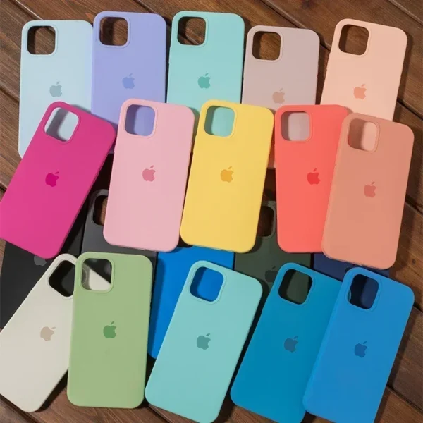 Original Official Silicone Cases For iPhone 16 15 14 13 Pro Max 16 Plus Case For Apple iPhone 16 14 15 13 12 Pro Case