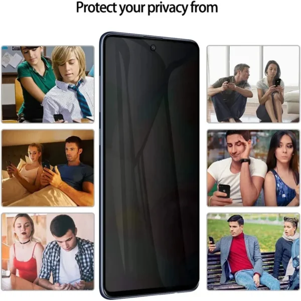 1-4Pcs Privacy Screen Protector for Samsung A53 A13 A52S A52 A32 A12 A55 A51 A72 A22 A33 A73 A21S A54 S10E S20FE Anti-spy Glass - Image 5