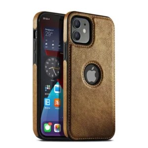 Luxury leather mobile phone case with pockets for iphone