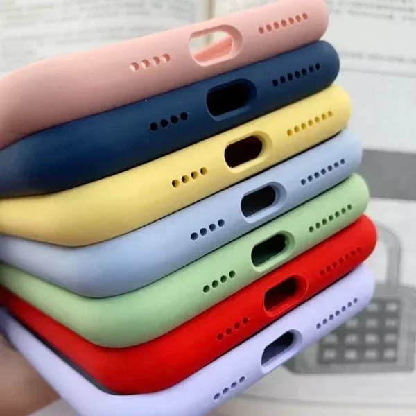 Original Official Silicone Cases For iPhone 16 15 14 13 Pro Max 16 Plus Case For Apple iPhone 16 14 15 13 12 Pro Case - Image 5