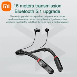 XIAOMI i35 Neckband Bluetooth Headphones Wireless Earphones 9D Sound Sport Headset Waterproof TWS Earbuds With Mic for phone