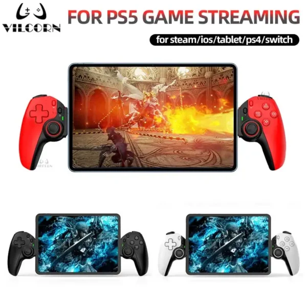 Android Gamepad Mobile Phone Stretching Game Controller for IOS PC Tablet Switch PS3/PS4 Dual Hall Somatosensory Joystick