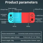 Wireless Bluetooth game controller for mobile phones