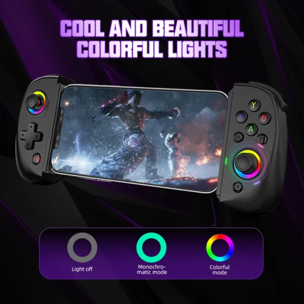 VILCORN D8 Gaming Dual Hall Flexible RGB Controller Streaming Gamepad for Tablet Android PS4 Switch PC Joystick - Image 6