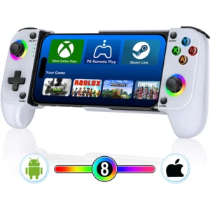 Gamepad Joystick for iPhone Android Control Bluetooth Controller Trigger with Hall Effect