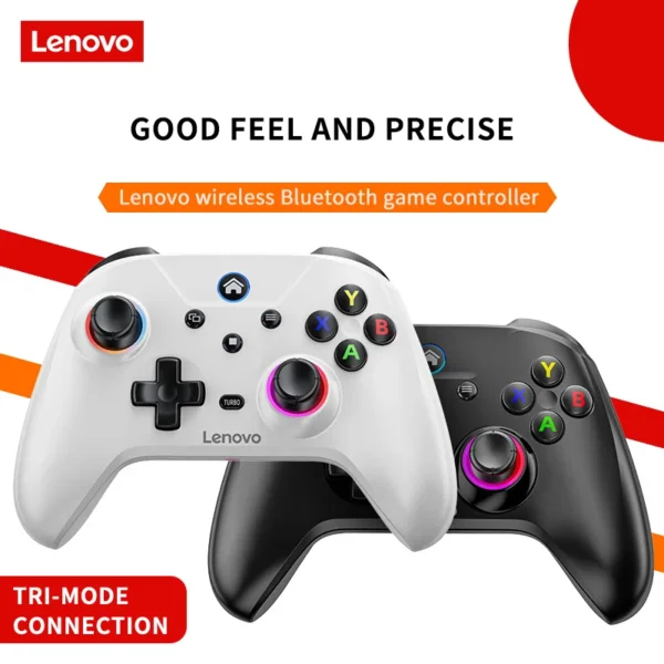 New Lenovo S02 Wireless Bluetooth RGB Controller for Nintendo Switch OLED/Switch Lite/PC/Mobile Gamepad Multi-Function Joystick - Image 4