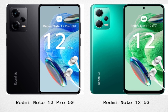 Redmi Note 12 Pro 5G VS Redmi Note 12 5G