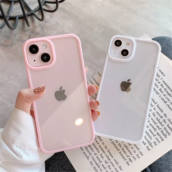 Candy Phone Case For iPhone 16 15 14 11 12 13 Pro Max XS XR 8 7Plus Transparent Protection Back Cover