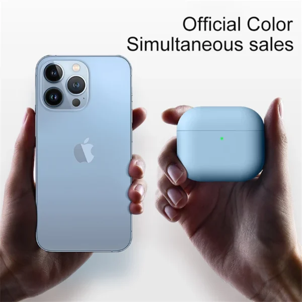 Silicone Thin Soft Case For Apple Airpods 1 2 Pro Headphone Protective Cover Air Pods 3 2021 Wireless Earphone Skin Box - Image 3