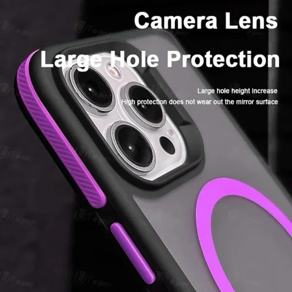 Phone Case For iPhone 16 15 14 Plus 13 12 11 Pro Max Translucent Shockproof Bumper Hard Cover - Image 3