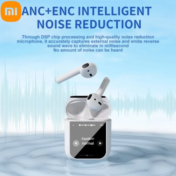 Xiaomi A2 Pro Bluetooth headset Touchscreen Portable TWS HiFi Sound Quality Long Battery Life Sports Waterproof Headphones - Image 4