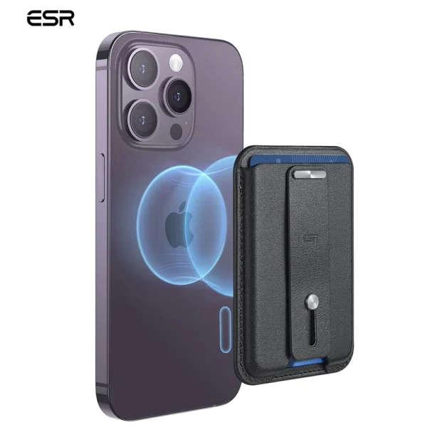 ESR for iPhone 15 14 HaloLock Magnetic Wallet for iPhone 14 Pro Max Smart Card Storage Case for 12/12 Pro for iPhone 13 Pro Max