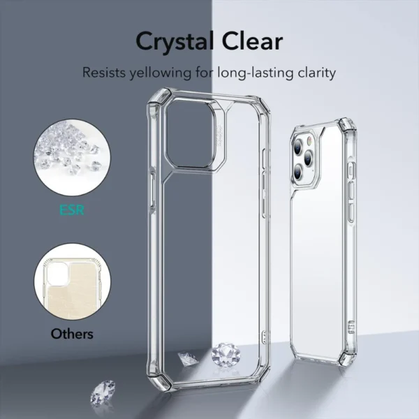 ESR for iPhone 14 Air Armor Clear Case for iPhone 14 13 Pro Max Back Cover for iPhone 14 Pro 13 12 11 Transparent Case for SE - Image 2