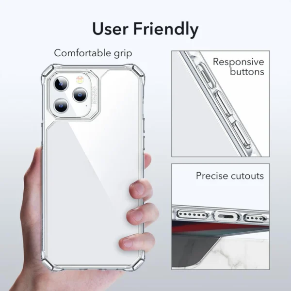 ESR for iPhone 14 Air Armor Clear Case for iPhone 14 13 Pro Max Back Cover for iPhone 14 Pro 13 12 11 Transparent Case for SE - Image 6