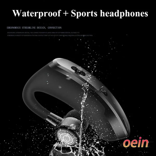 V9 earphones Bluetooth headphones Handsfree wireless headset Business headset Drive Call Sports earphones for iphone Samsung - Image 3