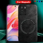 Suede Magnetic For Magsafe Wireless Charge Case For Xiaomi 13 Pro 12 12S Ultra 11 Lite MI 10 S Redmi Note 9 8 T K60 K50 K40 K30