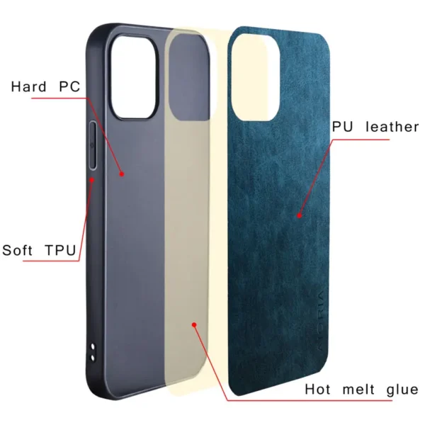 Premium PU Leather Phone Case for Nothing Phone 1 2 Phone1 Scratch-Resistant Solid Color Cover for nothing phone2 cape funda - Image 6