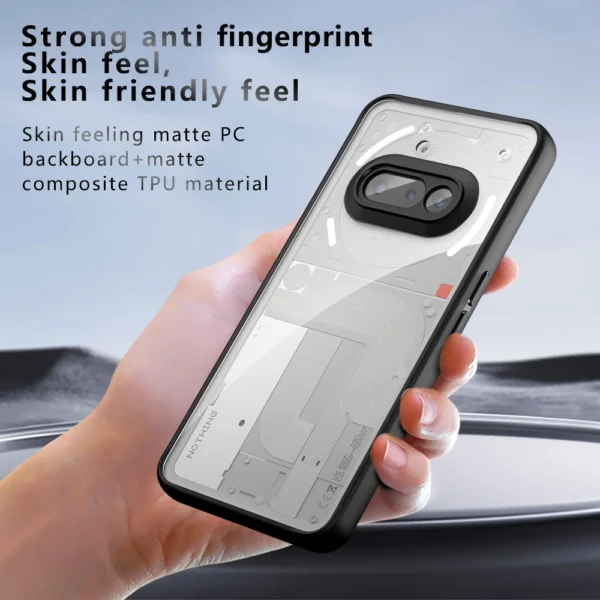 For Nothing Phone 3A Frosted Hard Plastic Skin Case,HD Clear Anti-shock - Image 5