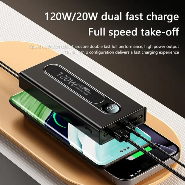 cheap 20000mAh charger with 120W fast charging for iPhone and Samsung - Image 4