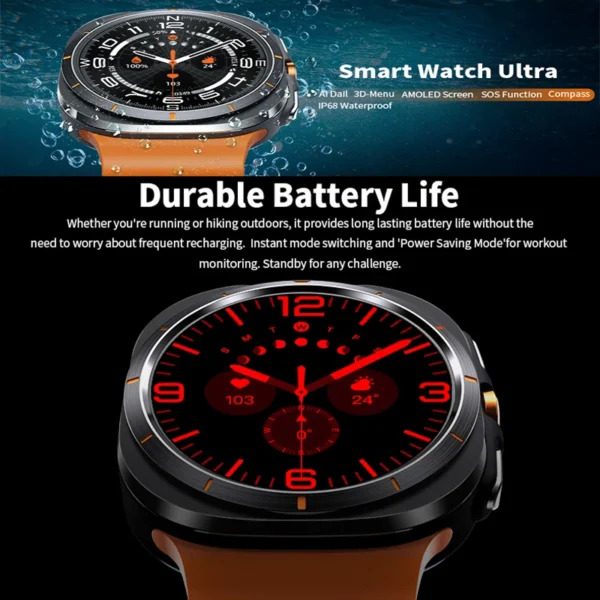 Best Samsung Galaxy Watch 7 Ultra GPS Compass Smart Watch Outdoor Sports Man - Image 6