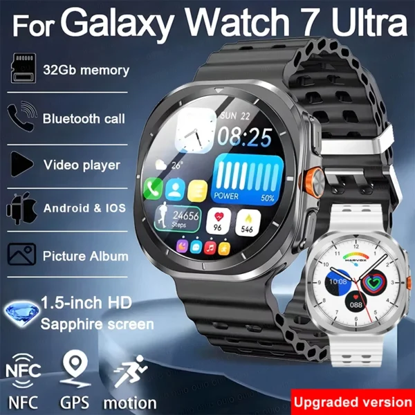 The Galaxy Watch Ultra 7 is the best watch for music and sports, with plenty of storage.