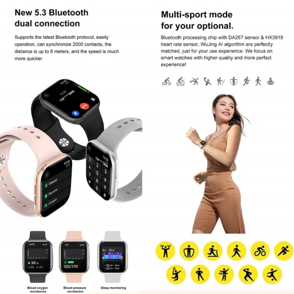 Apple Watch 10 GPS NFC Smart Watch Men Women Wireless Charging BT Call Waterproof - Image 6