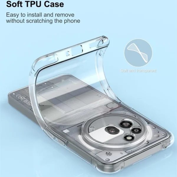 Case for Nothing Phone 3A Pro 2A Plus 2 Protective Cover Four Corners Shockproof Bumper - Image 4