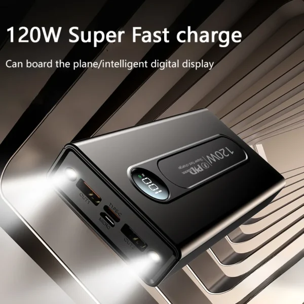 cheap 20000mAh charger with 120W fast charging for iPhone and Samsung - Image 6