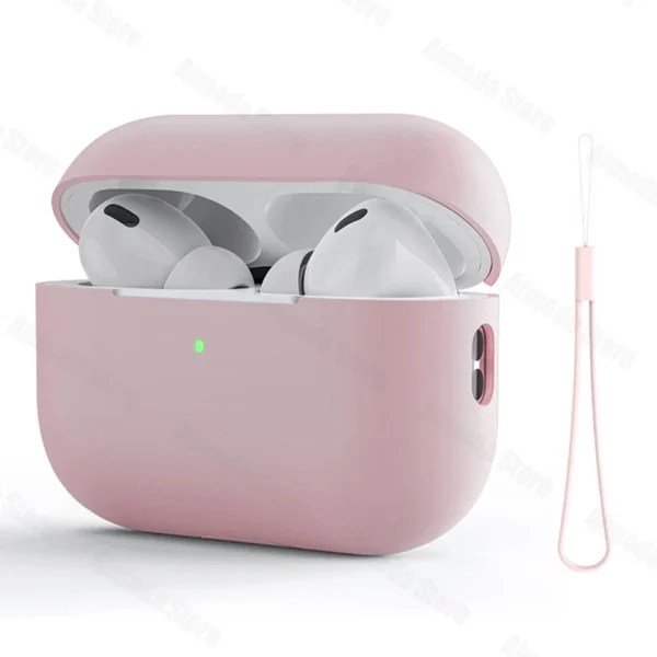 AirPods Pro 2 Case Liquid Silicone Cover For AirPods 3 Pro 2 Case Soft Earphone - Image 2