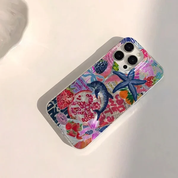 Seaside Scenery Wave Beach Pattern Phone CaseFor iPhone 15 16 14 13 12 11 Pro Max XS XR Max 7 8 16 Plus SE 2022 Shockproof Cover - Image 6