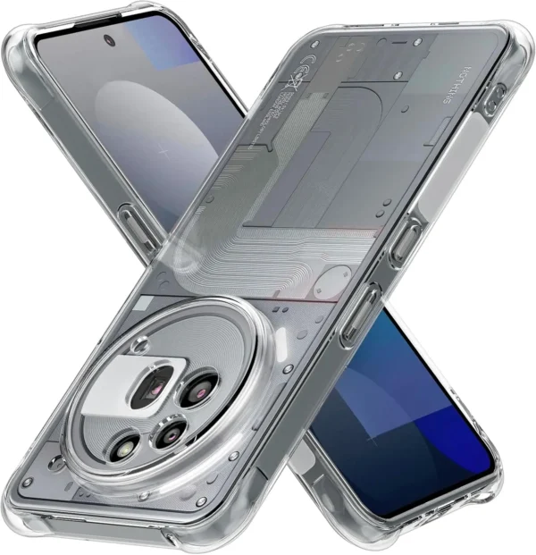 Case for Nothing Phone 3A Pro 2A Plus 2 Protective Cover Four Corners Shockproof Bumper