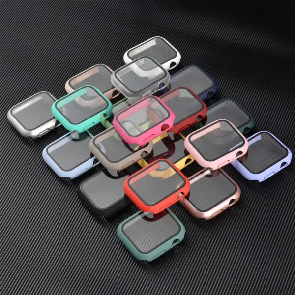 Cover For Apple Watch case 8 7 6 SE 5 3 iWatch Accessorie Screen Protector Apple watch serie 45mm 41mm 44mm 40mm 42mm 38mm - Image 3